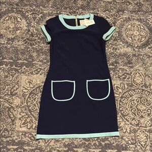 Sail To Sable Short-Sleeve Shift Dress  Size 2